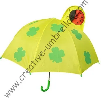 Детский зонт детский мультяшный Зонт с изображением животных четырехлистный