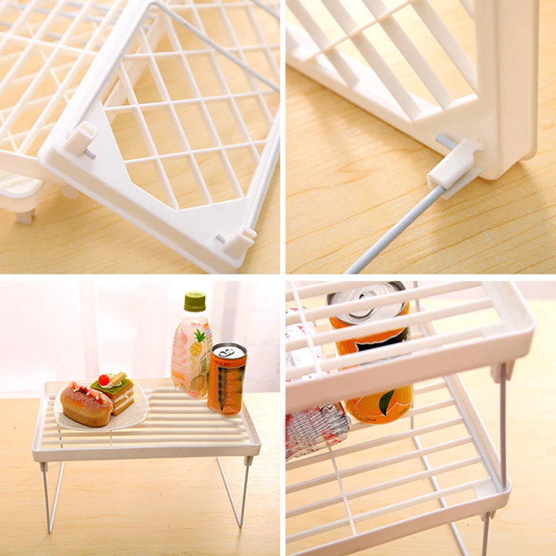 Угловая полка для хранения хранилище пространства офиса кухни складной