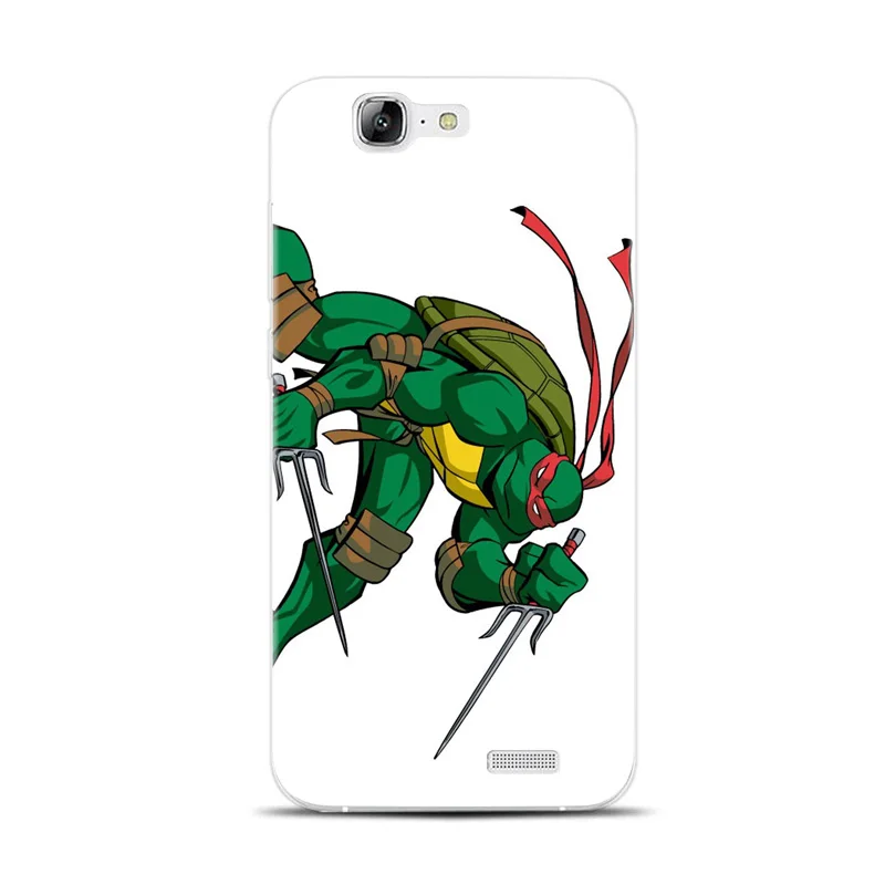 H162 Ninja Turtles Transparent Hard Thin Skin Case Cover For Huawei P8 P9 P10 Lite Plus 2017 Honor 8 9 6X |