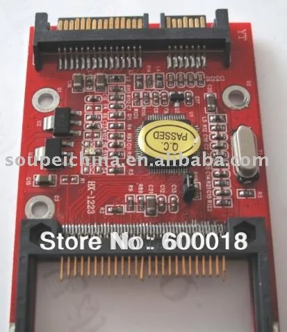 

10pcs HDD adapter CF I / CF II (Compact flash) TO SATA II SATA I support CF 8GB 16GB 32GB 64GB 2.5INCH SSD HARD DISK