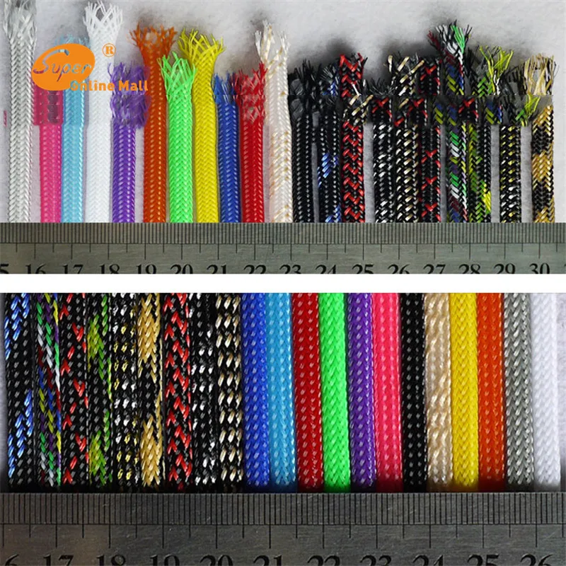 Плетеные кабели 1 м 8 мм|cable sleeve|expandable sleevingpet expandable sleeving |