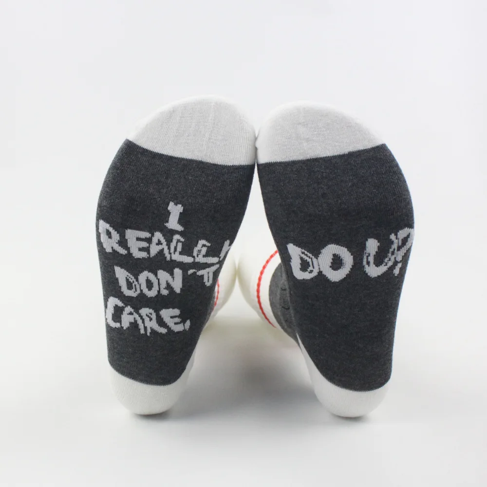 Мне действительно все равно? Повседневные мужские и женские носки с английскими