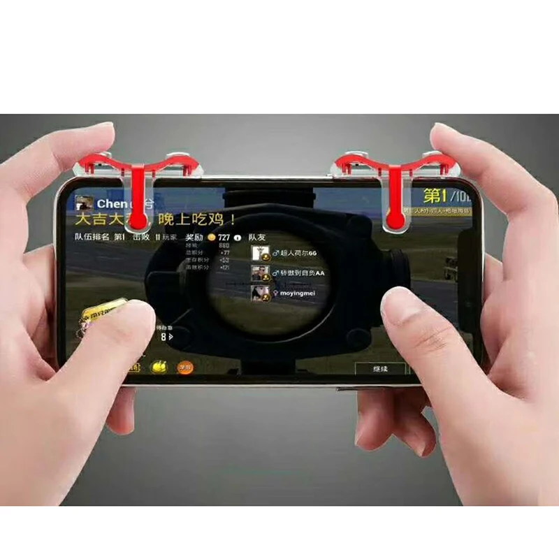 Мобильный игровой контроллер PUBG L1R1 2 шт. джойстик для iphone Android|Геймпады| |