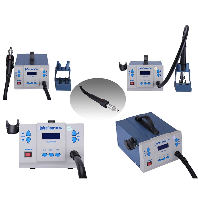 JABE 861D интеллектуальная Бессвинцовая паяльная станция горячего воздуха SMD для