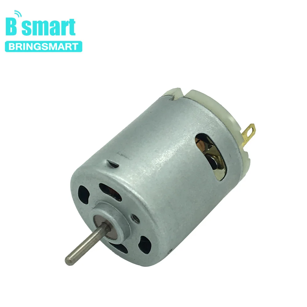 Bringsmart микро двигатель постоянного тока RS365 супер высокая скорость 12 В/18 в/24 В