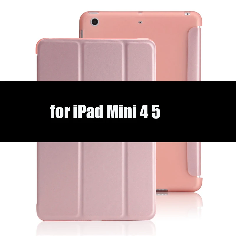 Чехол AIYOPEEN для iPad Mini 4 3 2 из искусственной кожи с функцией автоматического сна/пробуждения для iPad Mini 2 чехол смарт-чехол подставка держатель для iPad Mini 5 Чехол - Цвет: rose gold-45