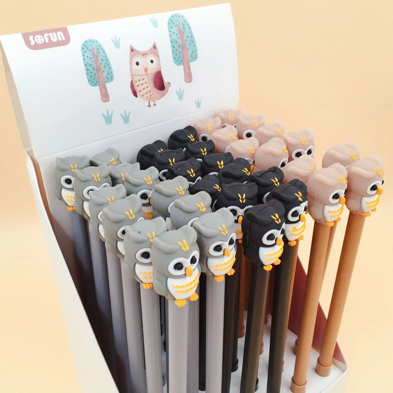 36 шт./лот 0 5 мм гелевая ручка для подписи с коллекцией Совы Escolar Papelaria School Office Supply