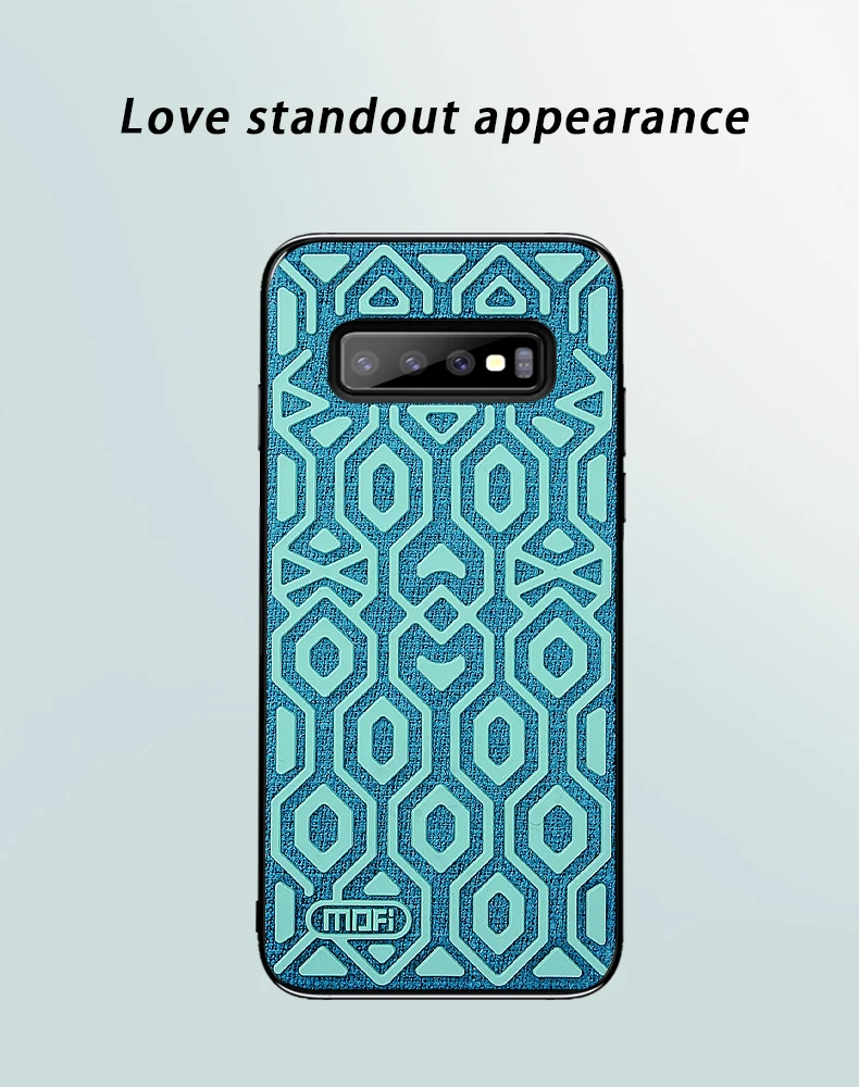 Для samsung S10 Plus чехол Mofi для samsung Galaxy S10 чехол S10E косой нескользящий Противоскользящий нескользящий для предотвращения падения скользящий ход S10 E Plus