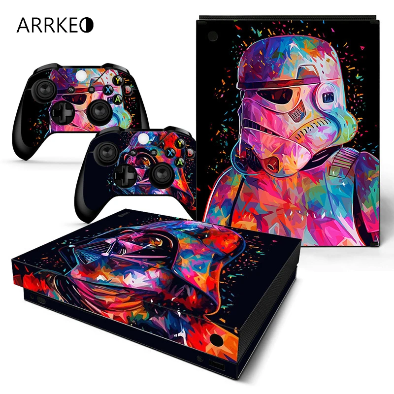 Виниловый чехол ARRKEO Star Wars наклейка Xboxone X Защитная Наклейка для Xbox One консоли и 2