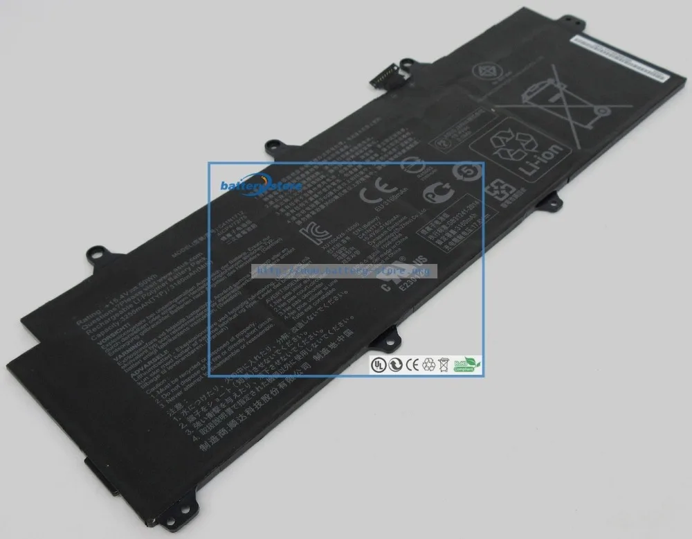 15,4 V 50 W Подлинная батарея C41N1712, 4ICP4/72/75 для ASUS ROG Зефир GX501V, GX501VI-GZ030T, GX501VI-GZ028T
