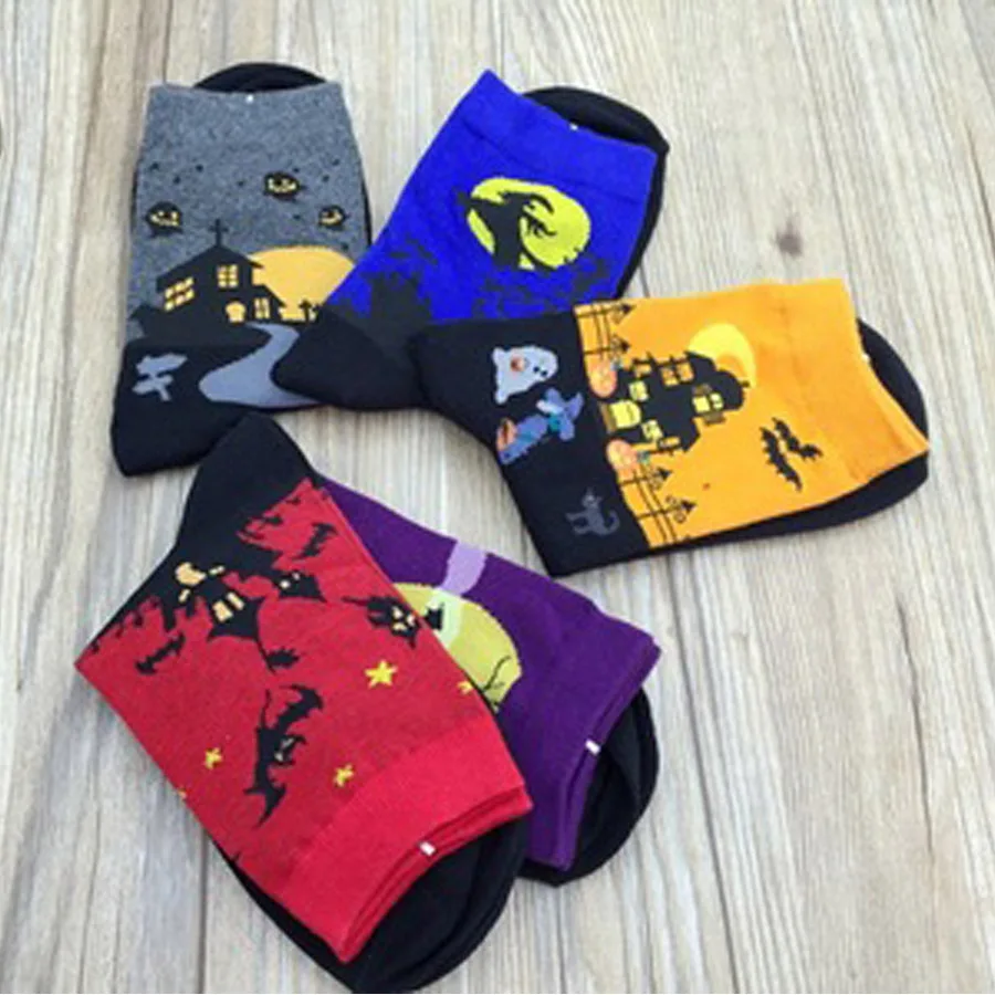 Подарок на Хэллоуин новый стиль высокое качество носки в стиле Харадзюку хип-хоп