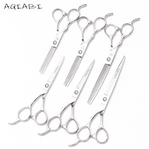 A8000 5,5 ''6'' 7 ''левая рука 62HRC Парикмахерские ножницы для резки филировочные ножницы Профессиональный салон стрижка ножницы