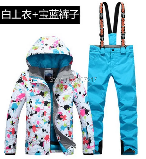 Новинка популярный женский лыжный костюм для сноуборда женская одежда катания