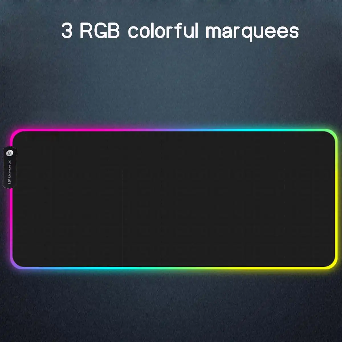 Большой RGB светодиодный игровой коврик для мыши геймерский Ной подсветильник кой