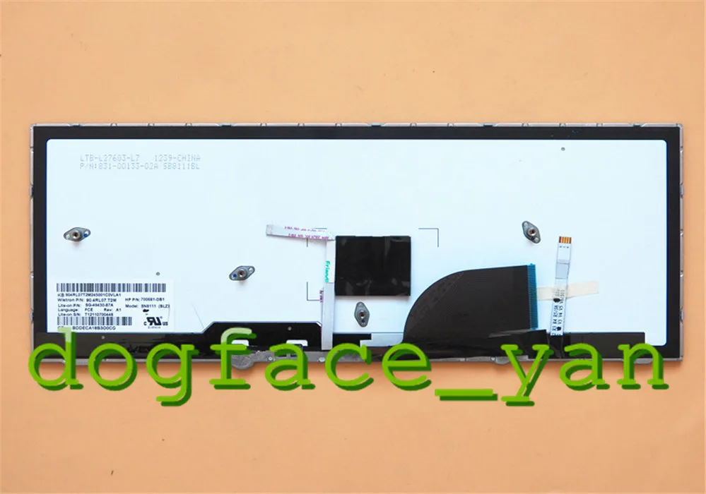 Новая клавиатура для ноутбука HP EliteBook 2170p 2170 с подсветкой 700681-DB1 90.4RL07. T2M T12110700448 |