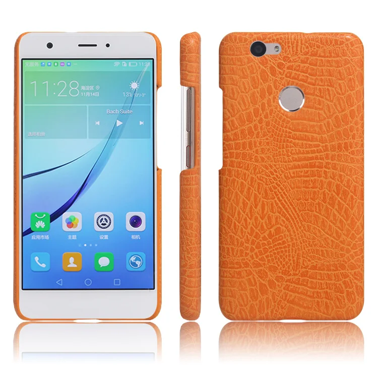 Leather Case for Huawei Nova Luxury Crocodile Skin Pattern Cover Shockproof Hard Back Shell On Mobile Phone Cases Fundas Bag |