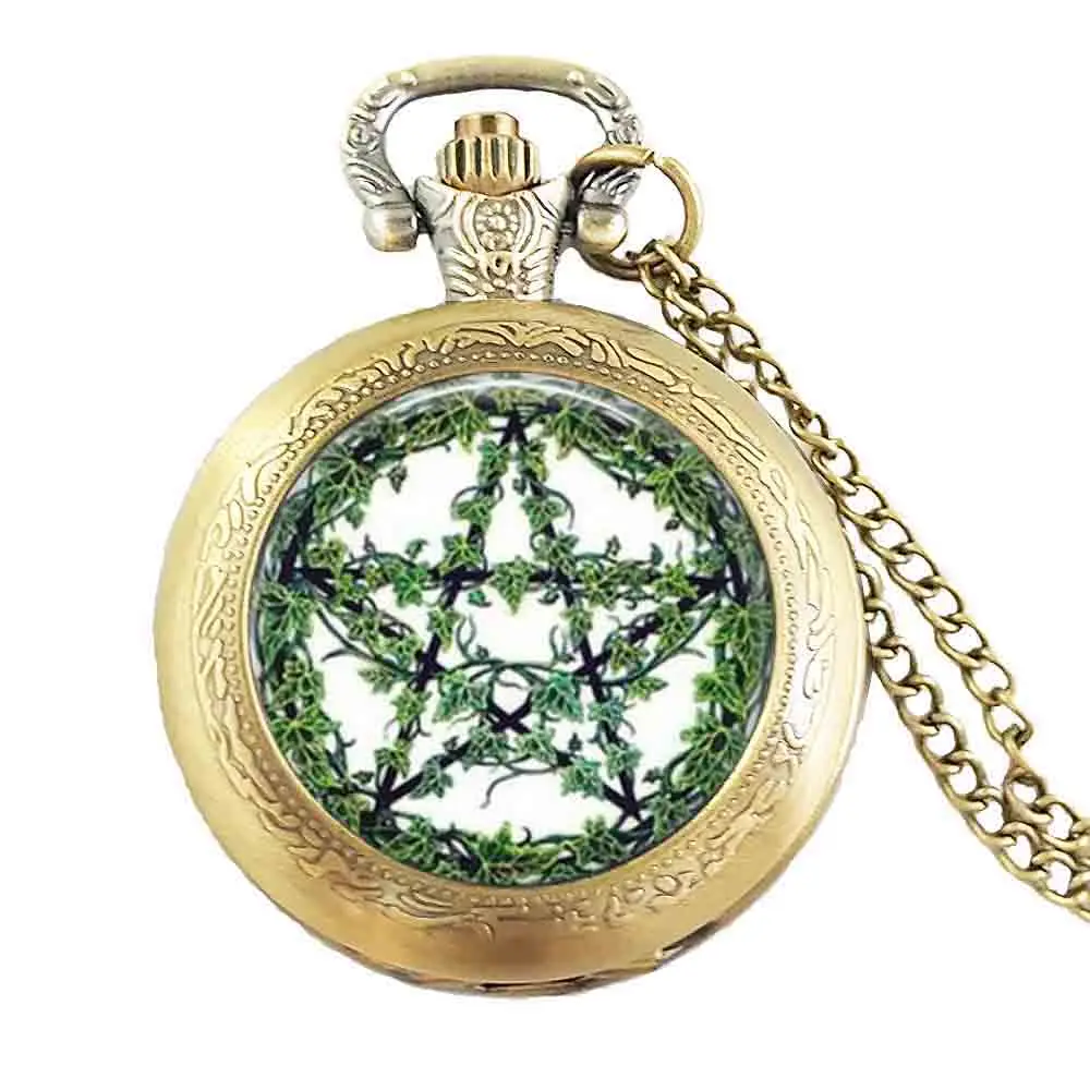 Кулон в стиле стимпанк из зеленого сахарного тростника и стекла ожерелье с