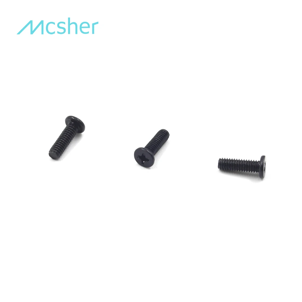 50pcs M2.5 x 8mm Laptop Notebook Screw Phillips Flat Wafer Head Black Zinc | Обустройство дома