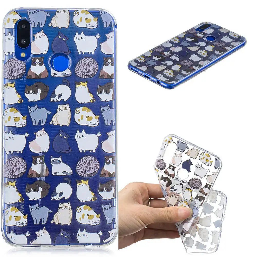 FGHGF для huawei nova 3 i tree leaf cat бабочка цветок девушка панда Медведь лошадь мультфильм