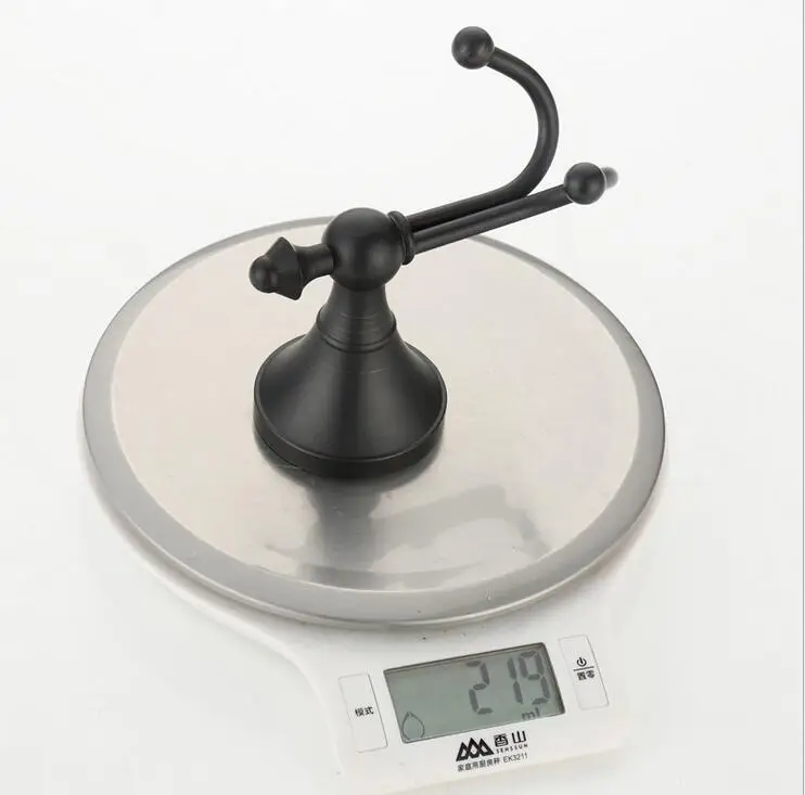 Черный бронзовый крючок для пальто полностью медный новый европейский одежды