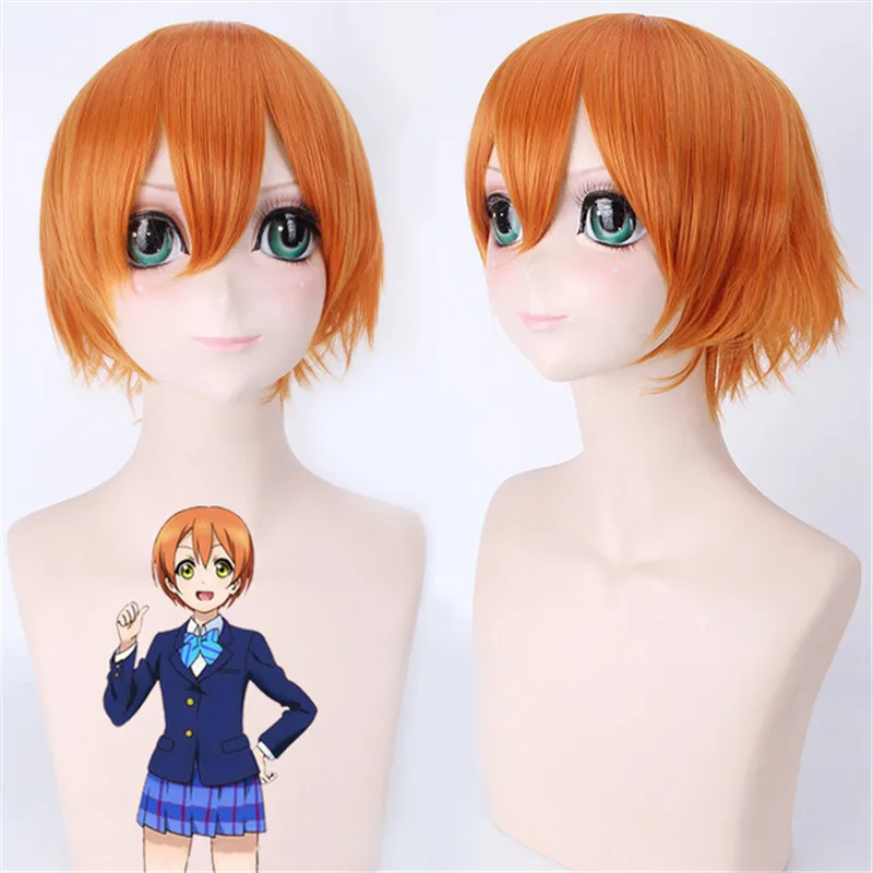 Love Live! Парик для косплея Hoshizora Rin термостойкий парик из синтетических волос