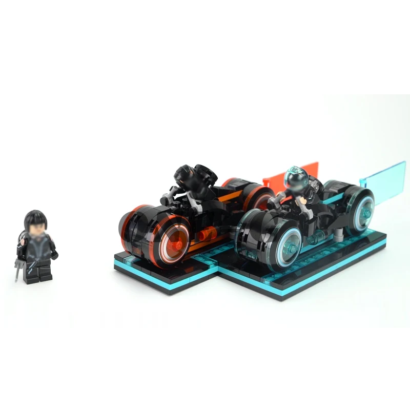 Совместимость 21314 legoinglys строительные блоки 10811 кирпичи Tron Maste Legacy светильник