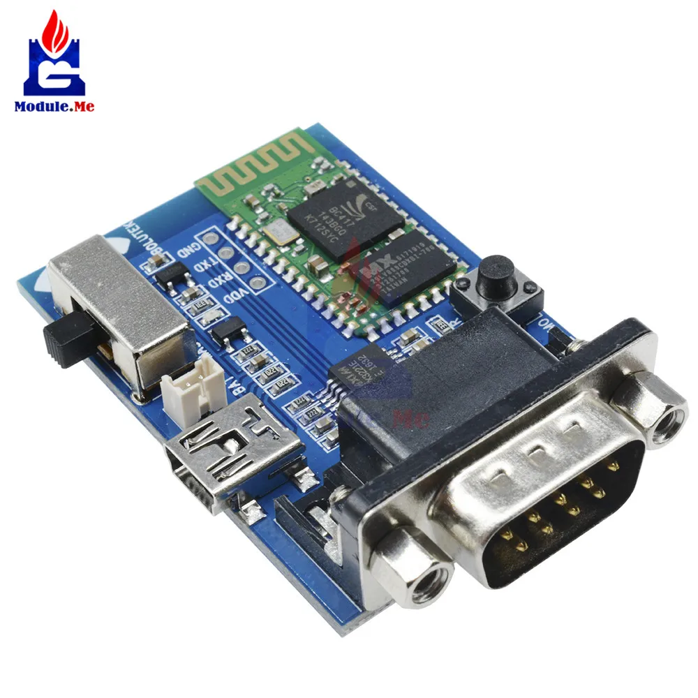 RS232 Bluetooth последовательный адаптер плата связи мастер Slave 2 режима 5 в мини USB Bluetooth последовательный порт профиль модуль