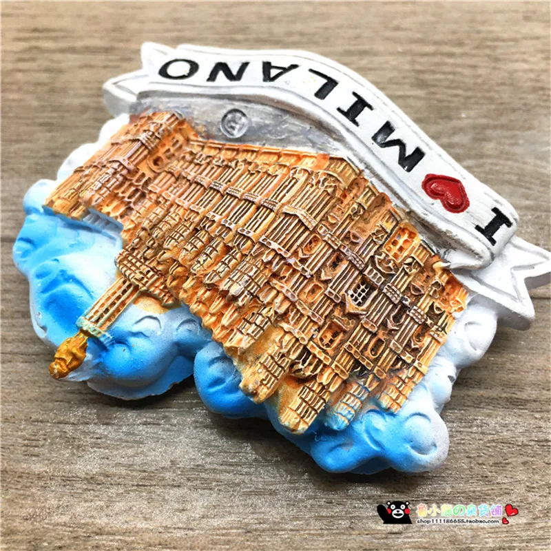 Новинка лидер продаж магнит на холодильник с 3D надписью I Love Milan магнитные