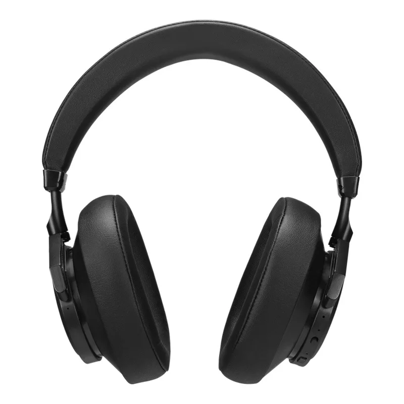 Bluedio T7 беспроводные Bluetooth наушники Новые многофункциональные HIFI стерео активные шумоподавления распознавание лица Музыкальная гарнитура - Цвет: Black