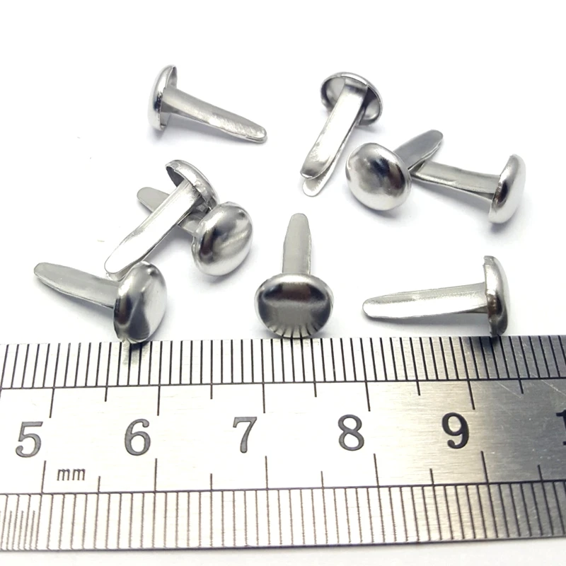 3000 шт. 8 мм черные Серебряные Золотые разноцветные белые Скрапбукинг брадсы