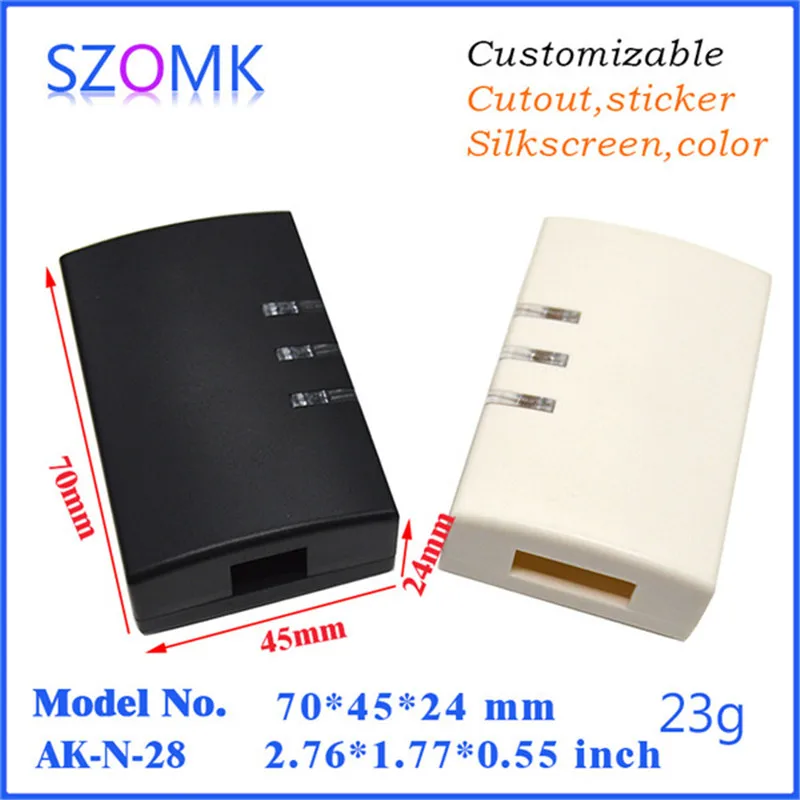 Чехол для электроники szomk project (1 шт.) 70*45*25 мм|box feet|box scannerbox stationary |