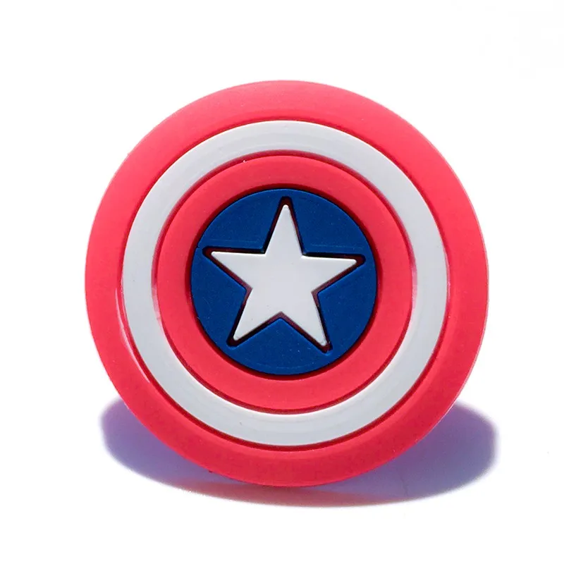 1304-22 1 шт. с принтами "Marvel", "Мстители", шаржа PVC брошь с иконкой на булавке значок аниме Рисунок супер герой шпильки Кнопка рюкзак с нашивками одежда шляпа Декор - Окраска металла: 1304-22