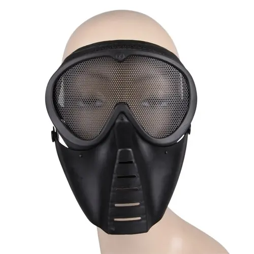 NEW airsoftmaske Paintball Gotcha Black Mask