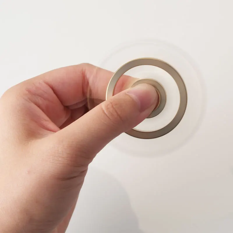 Тихий ручной спиральный Спиннер из чистой латуни шарикоподшипник для пальцев