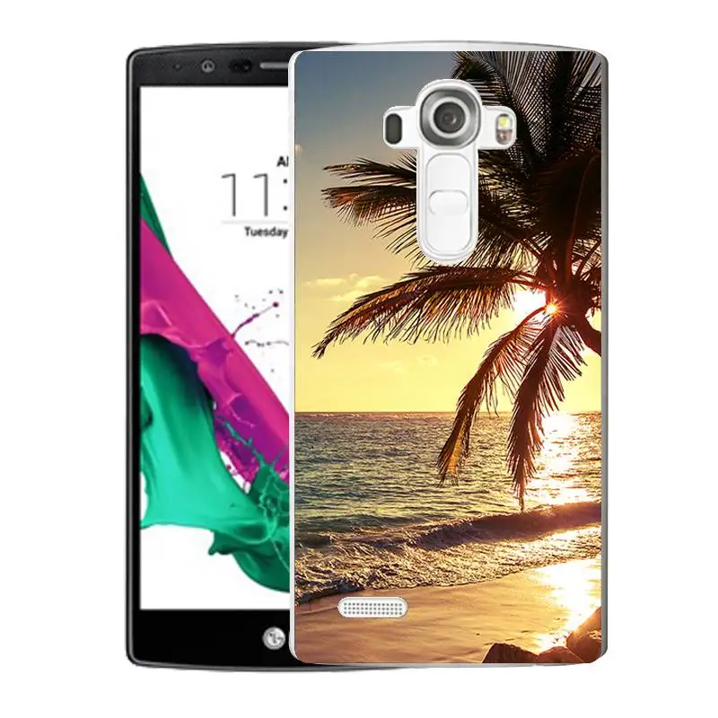 QMSWEI TPU Transparent Phone Case For LG K3 K4 K5 K8 Heart Lion Tiger Micky Sunset Painted Protective Cover G3 G4 G5 V10 |