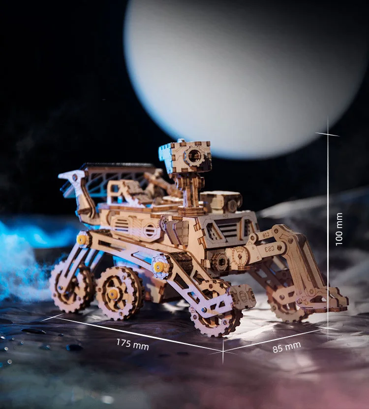 Moon Buggy curience Spirit Дискавери Ровер подвижные 3D деревянные головоломки игрушки забавные Обучающие, развивающие дома деко модель здания