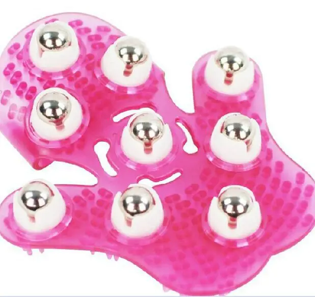 9 шариков Вращающийся Массажер для тела уход за красотой вращение на 360 градусов