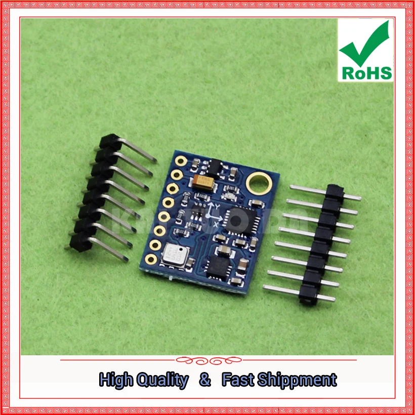 Φ 10DOF MPU6050 HMC5883L BMP180 плата модуля датчика (C2B6) | Электронные компоненты и