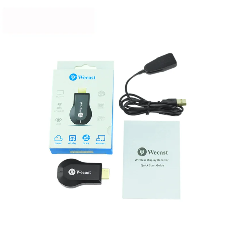 Новинка 2017 года 1080 P Full HD wecast c2 + ТВ карты Wi Fi приемник miracast ключ Поддержка Дисплей