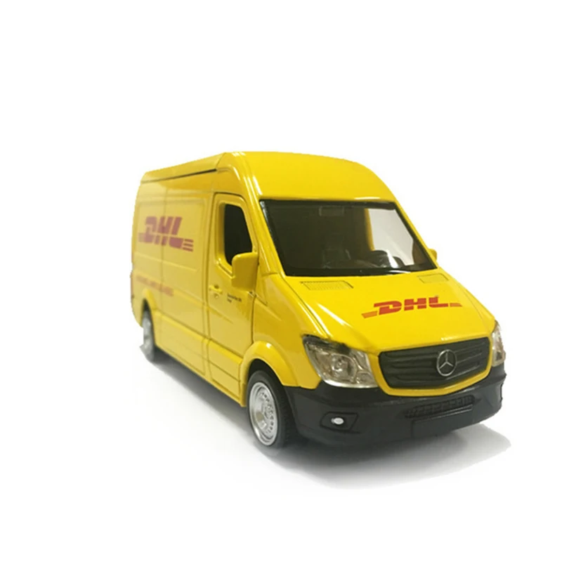 Игрушечный автомобиль из сплава грузовик DHL 1:36 мини копия Авторизованная