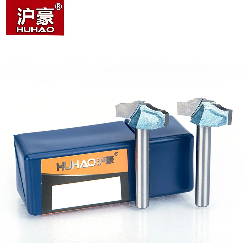 HUHAO 1/4 &quotхвостовик полукруглый бит 2 фрезы для дерева без подшипник