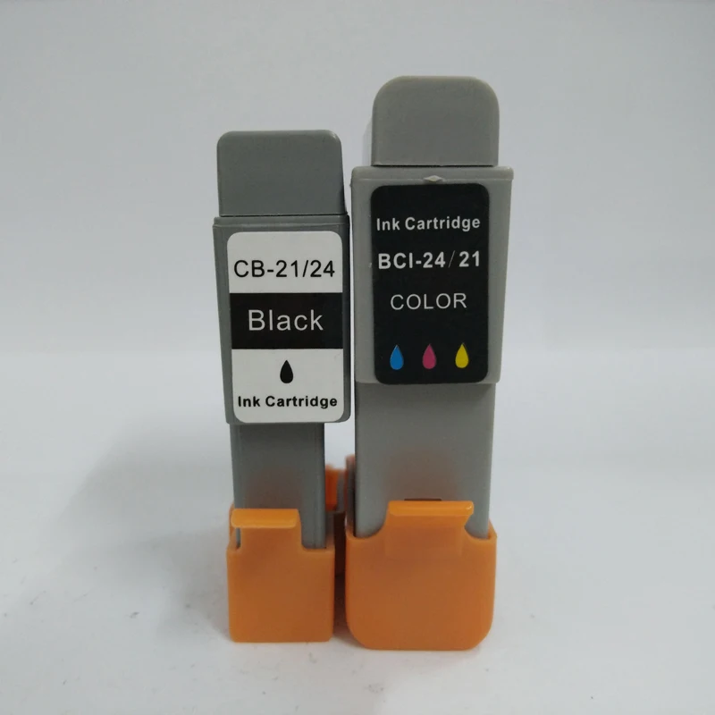 Einkshop 1 комплект BCI 21 24 для Canon чернильный картридж принтера BJC 2000 2100 2115 2120 400 410 400j 4000