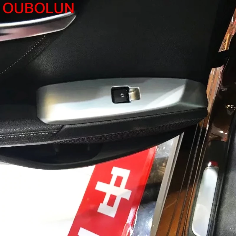OUBOLUN 4 шт. для Toyota Camry XV70 2017 2018 LHD ABS хромированный стеклоподъемник зеркало