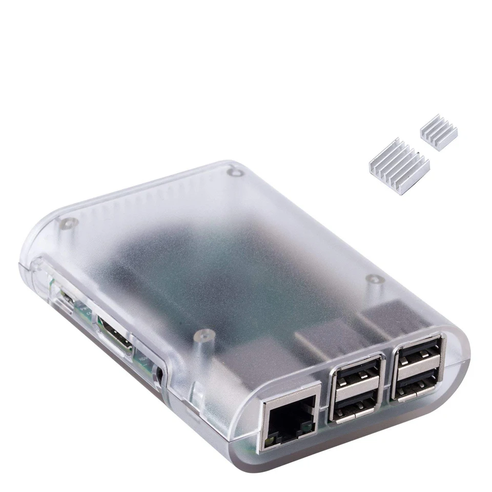 Raspberry pi 3 Чехол прозрачный радиатор для raspberry Model B чехол Аксессуары | Компьютеры и