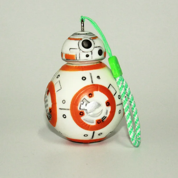 Звездные Войны Пробуждение силы BB-8 кулон «робот» брелки аниме дроид брелок в виде робота Фигурки игрушки подарки