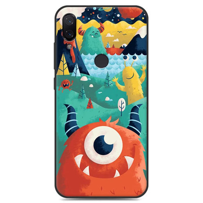 Чехол для xiaomi mi Play M1901F9E мягкие силиконовые чехлы из ТПУ с мультяшным рисунком