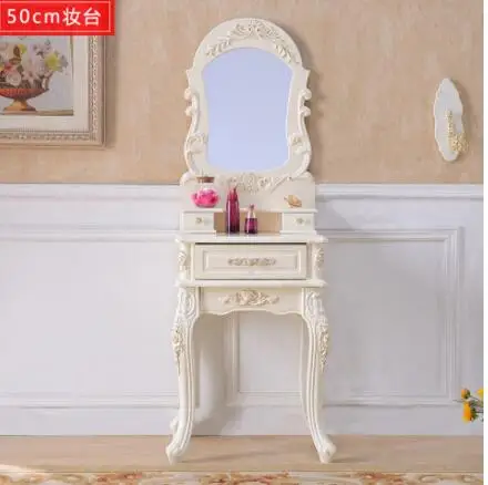 European dressing table bedroom modern minimalist dressing table small apartment variety 50/60/70/80 mini dressing table