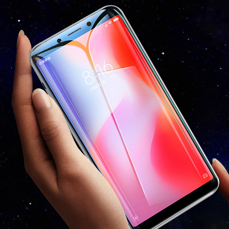 1 5 шт закаленное стекло для Xiaomi Redmi 6 6A Полный экран протектор 9 H телефон на