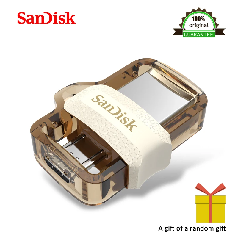 Новая версия Sandisk sdd3 экстремально высокая скорость двойной OTG USB флэш-накопитель 64
