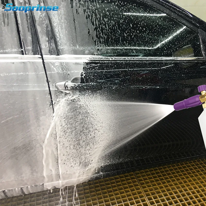 Sooprinse пенная насадка для автомойки адаптеры пенораспылитель мыльной пушки с